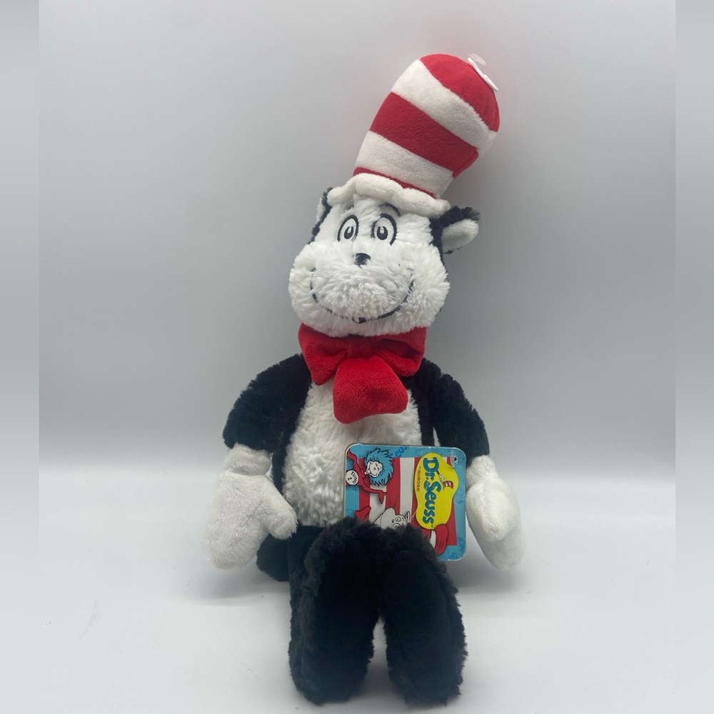 Plush Cat in the Hat Dr Seuss 16" Aurora World Stuffed‎ Animal Toy